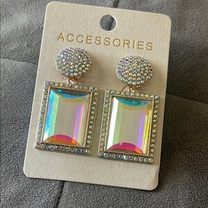Iridescent Statement Earrings